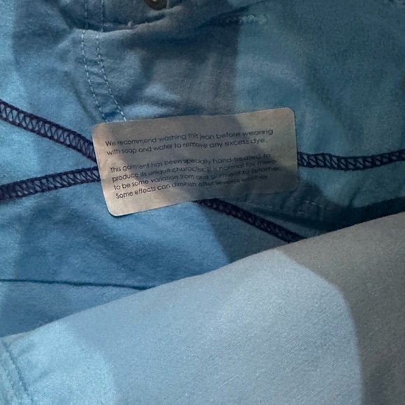 NYDJ Blue Textured Jeans - Picture 9 of 14